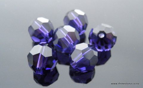 Swarovski Round Art 5000 Purple Velvet 8mm